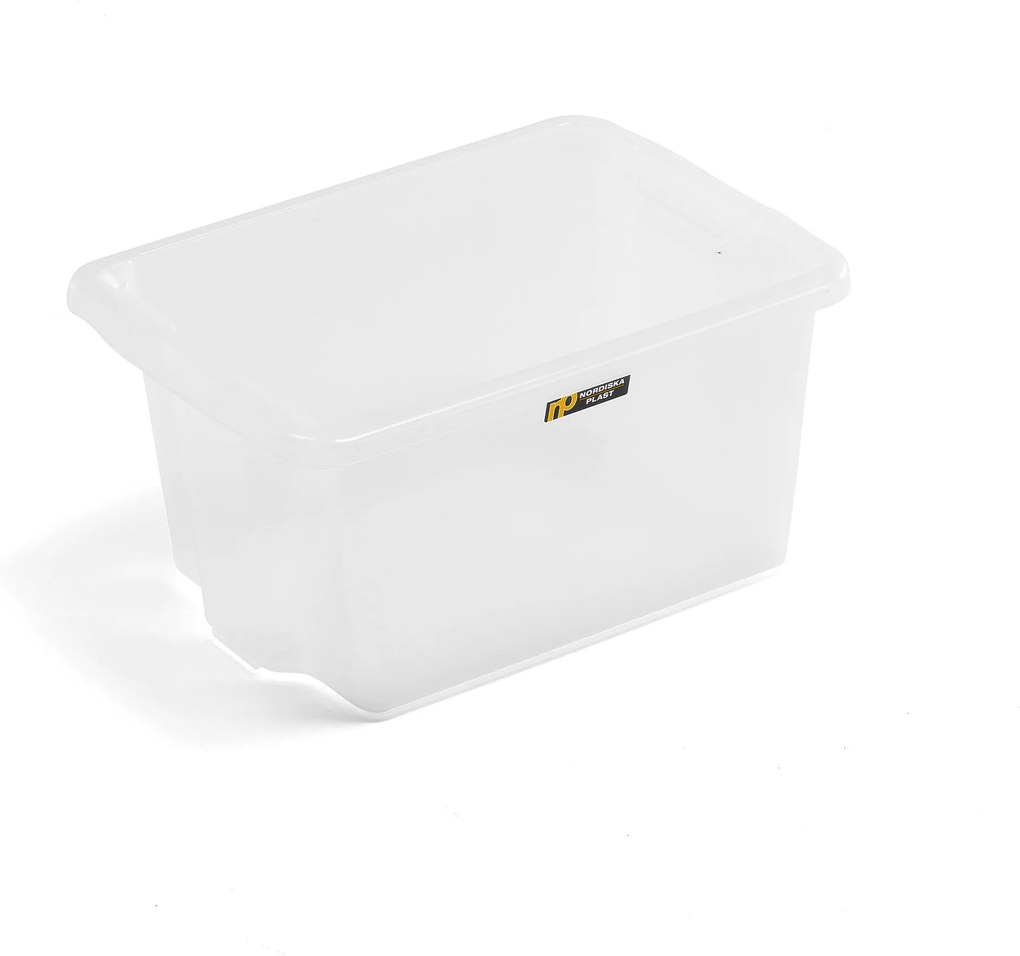 Úložný box Blake, 500x365x260 mm, 33 L, priehľadný