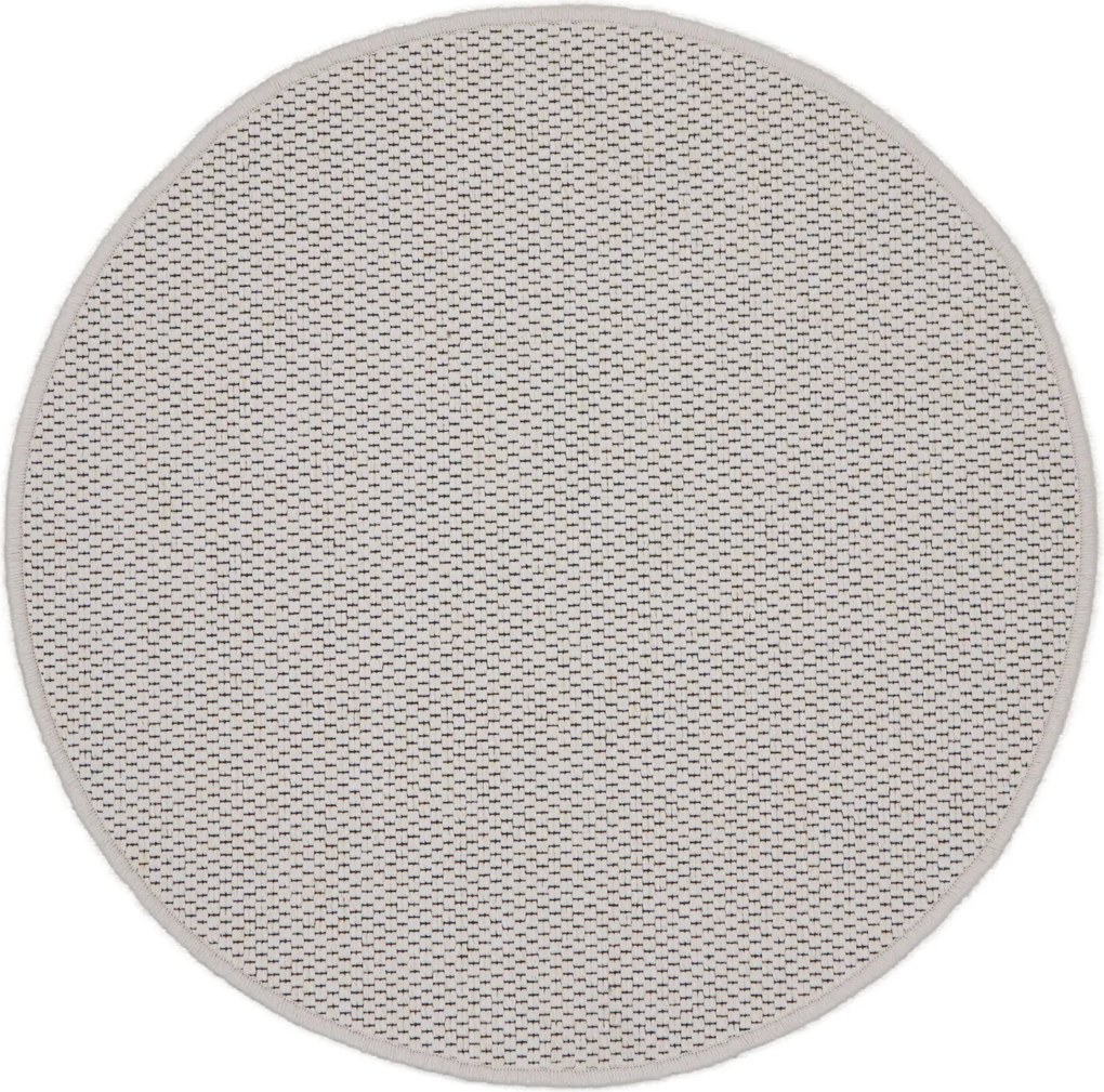 Timzo 80x80 (priemer) kruh Kusový koberec Nature cream kruh, béžová, chodba / predsieň