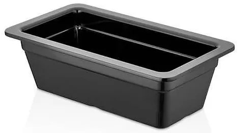 KULSAN MELAMÍNOVÁ GASTRO MISA 17,6X32,5X10CM ČIERNA