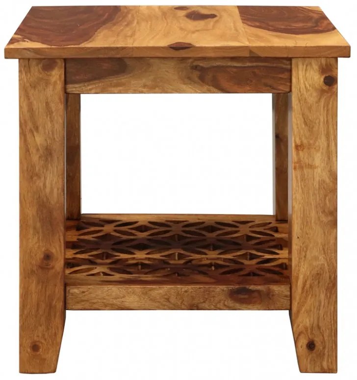 Odkladací stolík Mira 45x45x45 indický masív palisander Natural