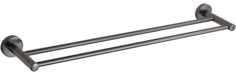 Mexen Remo, 2-ramenný vešiak na uteráky, grafitová, 7050725-66