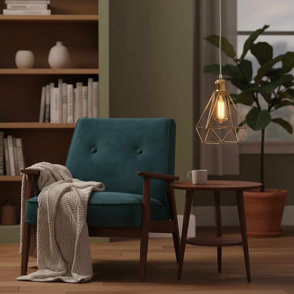 Stropné svietidlo Diament 392197 zlaté