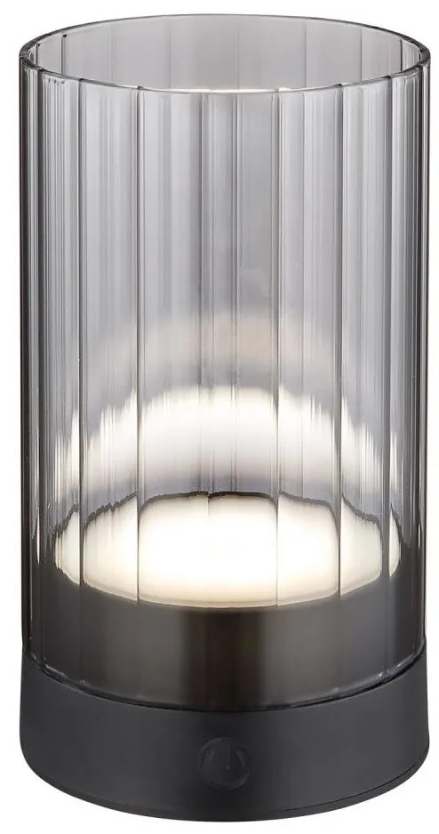 Globo 21012S -LED Von. stolná lampa PIXY LED/2W/3,7V 2700/4000/6500K IP44 šedá