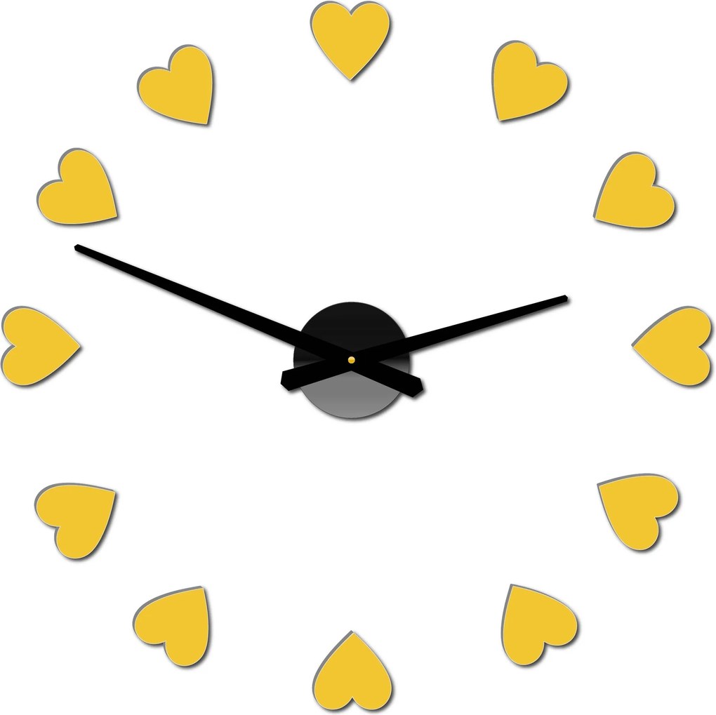 SENTOP | Veľké nástenné hodiny s motívom srdca I SENTOP 12S051 Wall clock HEU- analógové