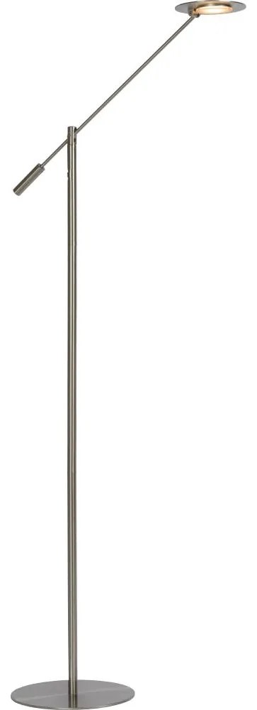 Lucide 19766/09/12 - LED Stmievateľná stojacia lampa ANSELMO LED/9W/230V chróm