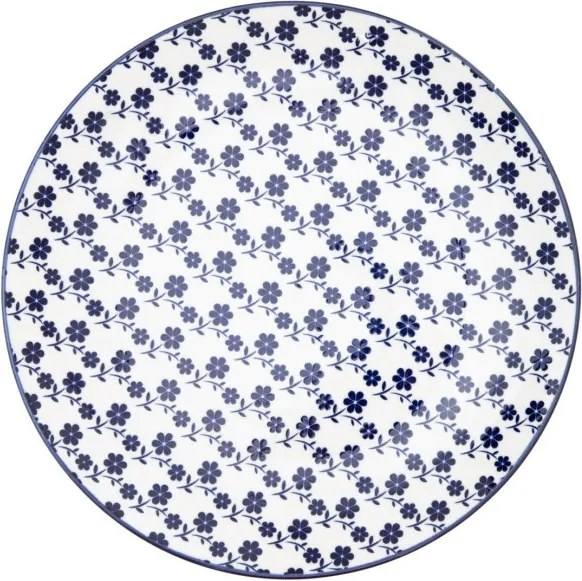 Tanier NAVIA granátový s kvetmi 875521