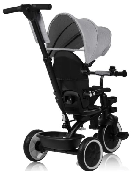 Lionelo - Detská trojkolka BERRY Grey Stone