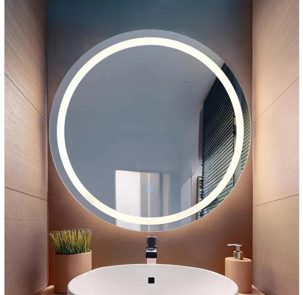 Globo 84033 - LED Stm. zrkadlo s podsvietením RIVAS LED/10W/230V 4000K pr. 55 cm