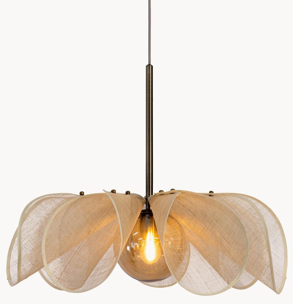 Veľké závesné svietidlo z banánových vlákien Styrka, rôzne veľkosti