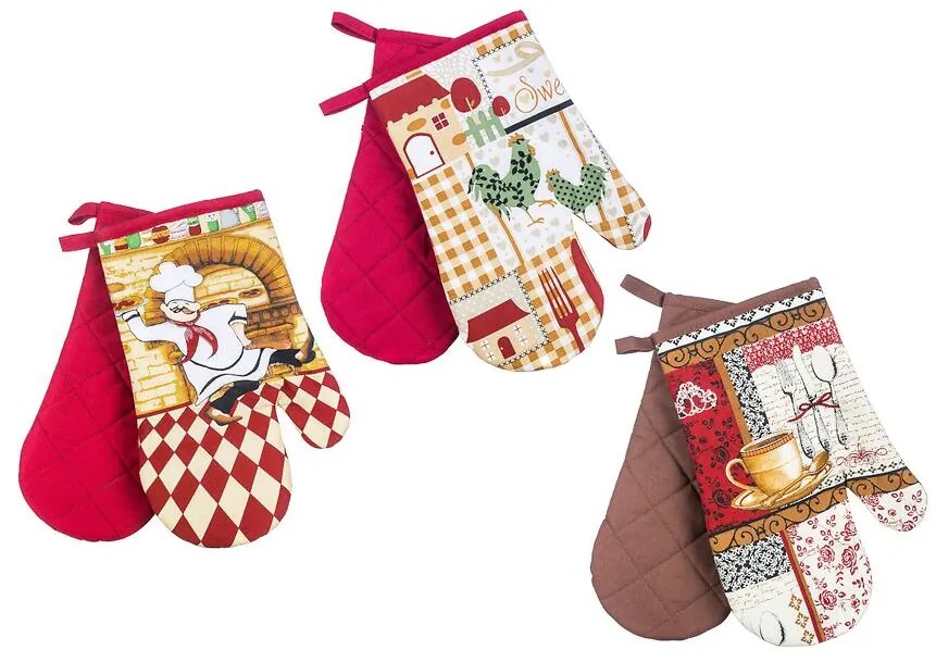 Kuchynské rukavice Cook Ii Komplet 2 ks