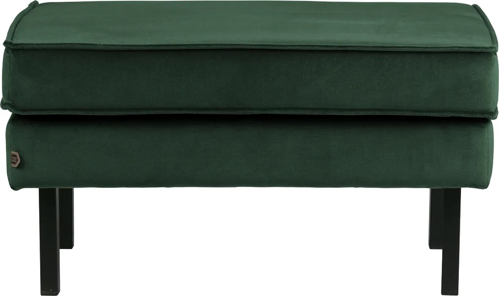 BePureHome Rodeo zamatový ottoman - Zelená