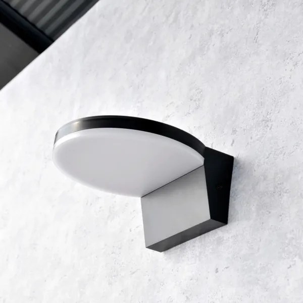LED Vonkajšie nástenné svietidlo TESA LED/10W/230V IP54 čierna