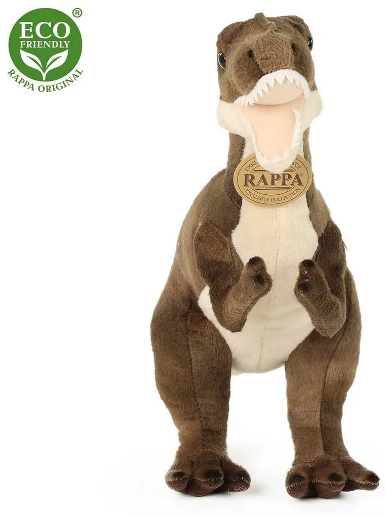 Rappa Plyšový dinosaurus tyranosaurus, 43 cm ECO-FRIENDLY