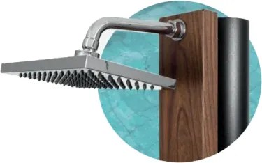 Solárna sprcha CRM 30 l Teak