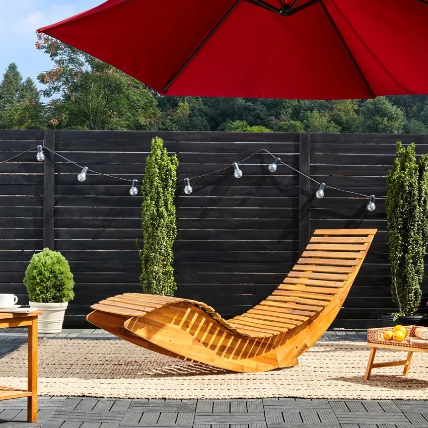 InternetovaZahrada - Záhradné ergonomické lehátko - agát