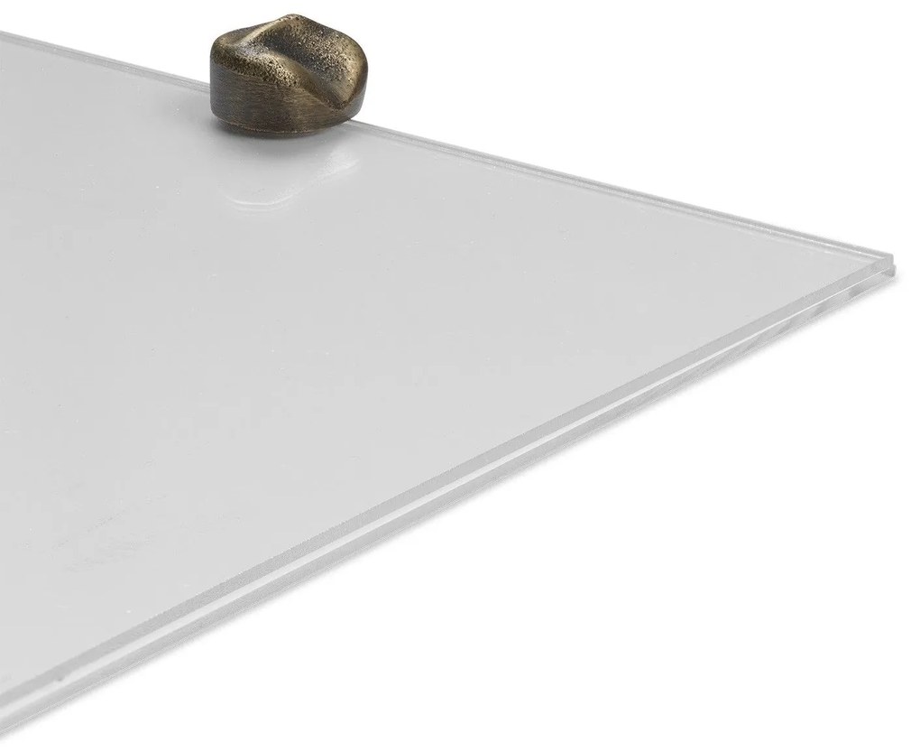 Ferm Living Fotorám z akrylového skla Gravel Antique Brass A5
