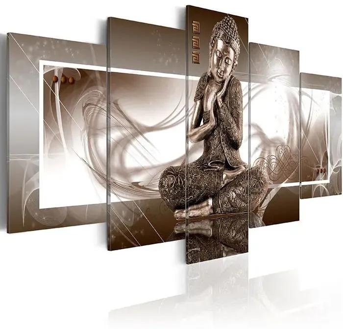 Obraz - Musing Buddha Veľkosť: 100x50, Verzia: Premium Print
