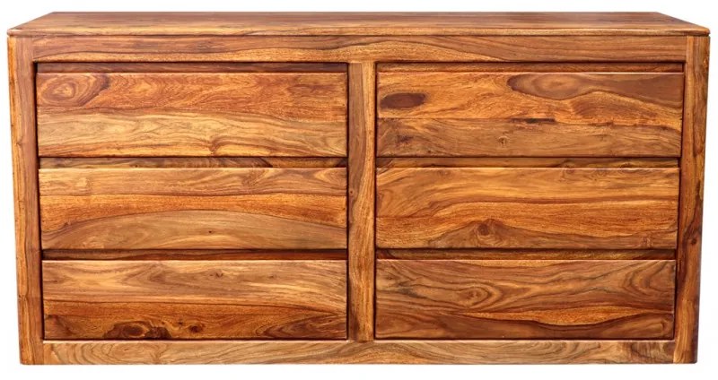 Komoda Tina 160x80x45 z indického masívu palisander Natural