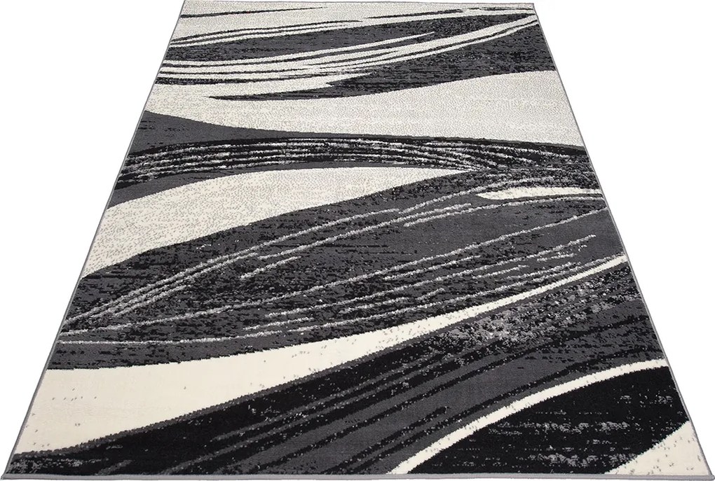 TA Koberec 1691B DARK GRAY CHEAP PP CRM Sivý (tmavý) Obdĺžnikový Rozmer: 140x200 cm