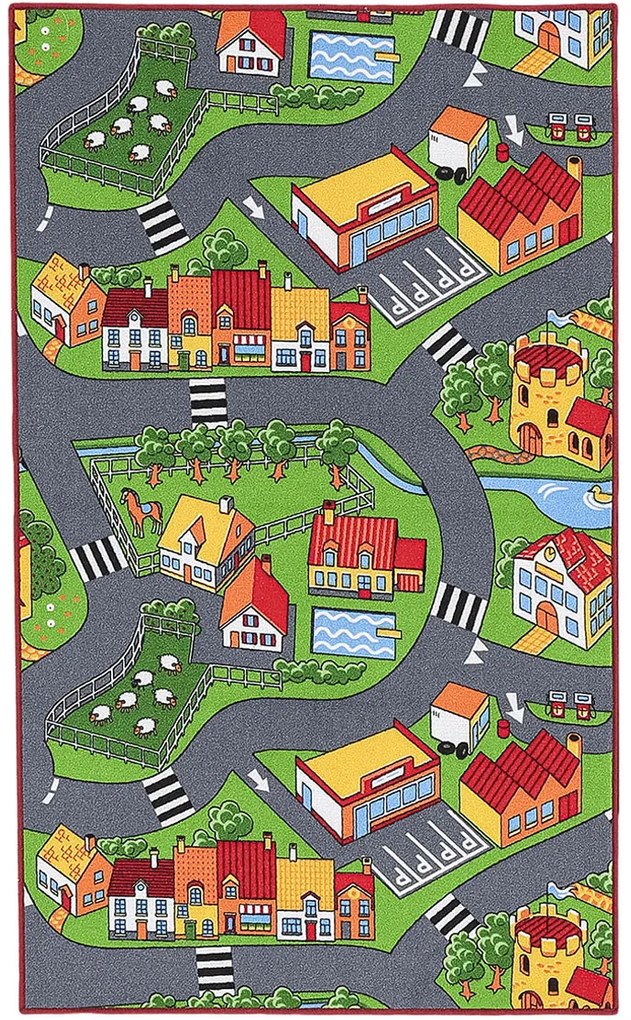 Koberce Breno Kusový koberec LITTLE VILLAGE 90, viacfarebná,160 x 230 cm