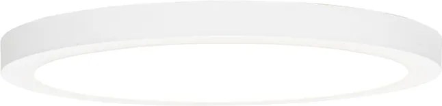 Prisadené alebo zapustené bodové svietidlo biele 30 cm vrátane LED 3-stupňové stmievanie do teplej farby s prepínačom Dip - Trans