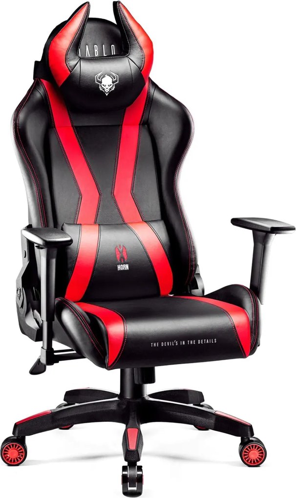 Diablo Chairs - Herné kreslo Diablo X-Horn 2.0 King čierno-červené