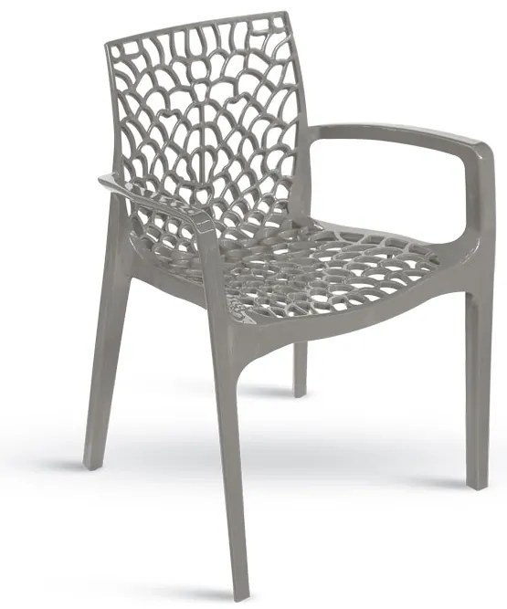 Stima Plastové kreslo GRUVYER Vyberte odtieň ->: Juta - béžová