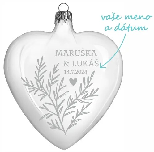 Pieskovaná banka veľké srdce Náš deň 10,5 cm