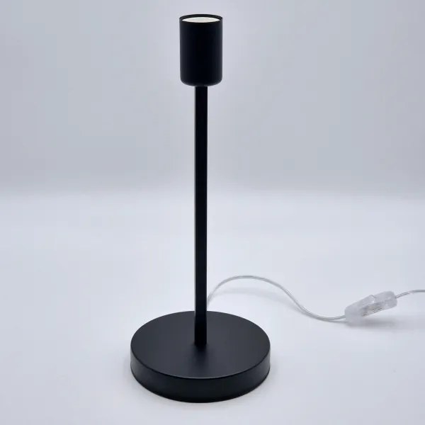 Stolná lampa ASTRID 1xE27/60W/230V lesklá čierna