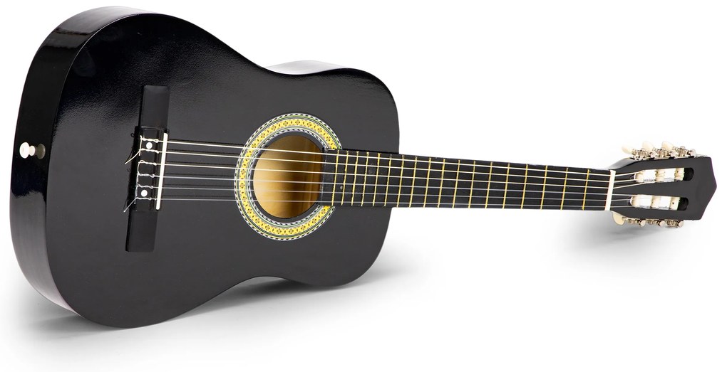 Detská veľká drevená gitara 6 strún