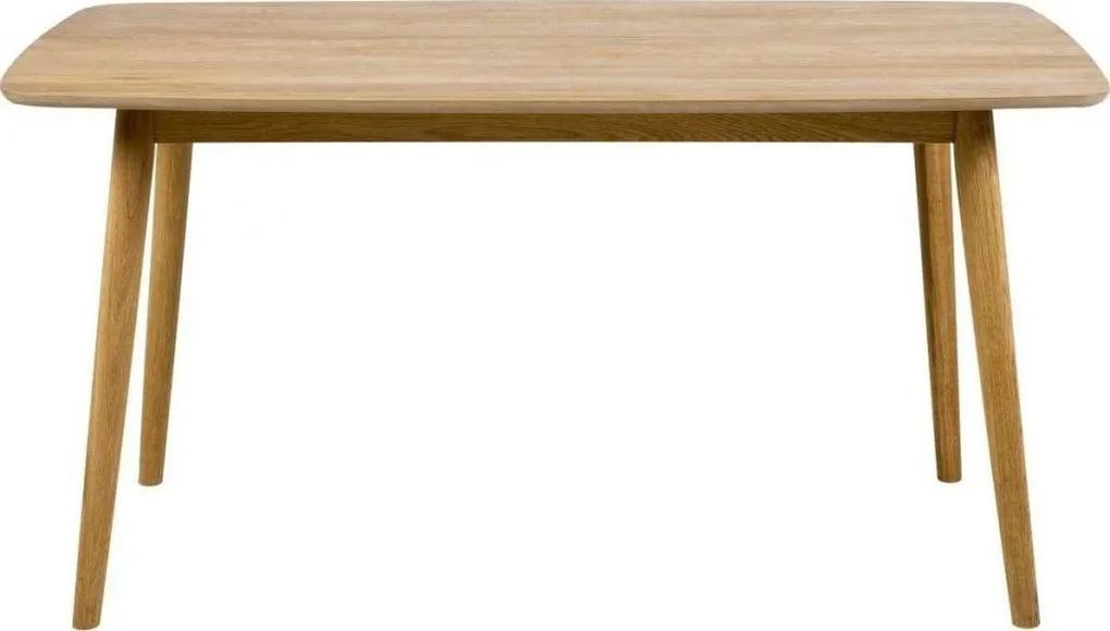 Drevený jedálenský stôl EVERET 150 cm - dub prírodný