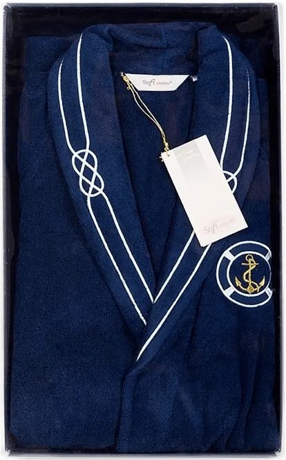 Soft Cotton Luxusný pánsky župan MARINE MAN v darčekovom balení