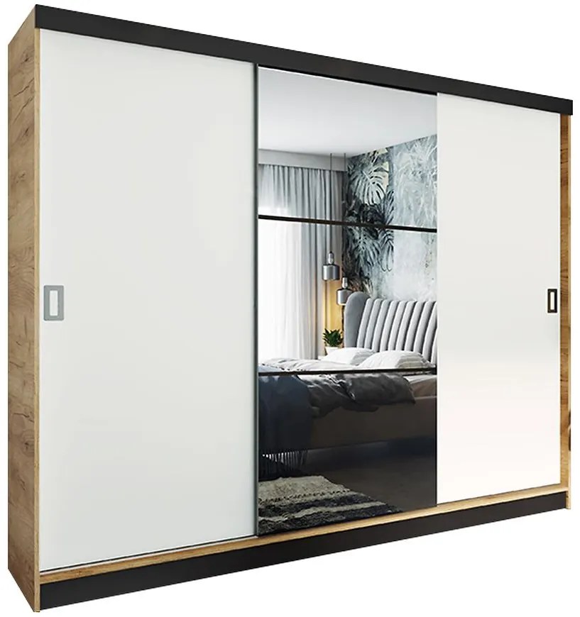 Skriňa Retro 200 5L craft / dvierka biely