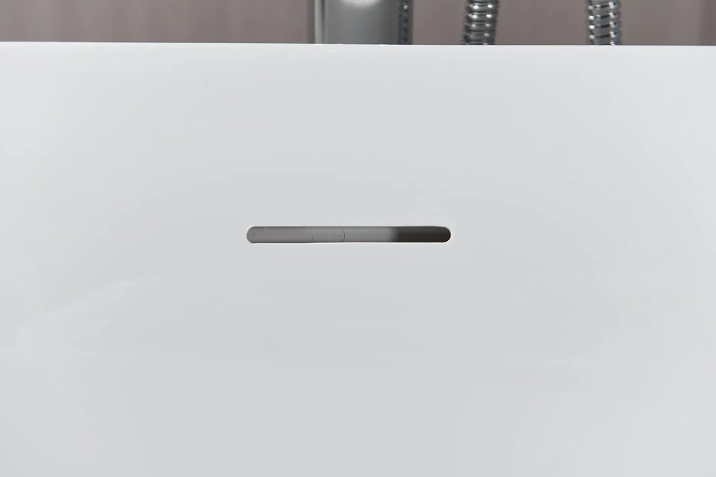 Erga Zara, rohová voľne stojaca vaňa 150x75 cm + odtoková zátka, pravá, biela lesklá, ERG-ZARA-150075R-WH-WH