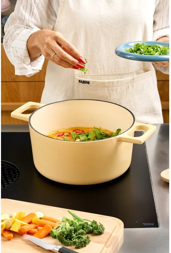 Liatinový kastról s pokrievkou na indukčný varič 5,5 l Mattia 3.0 – FABINI