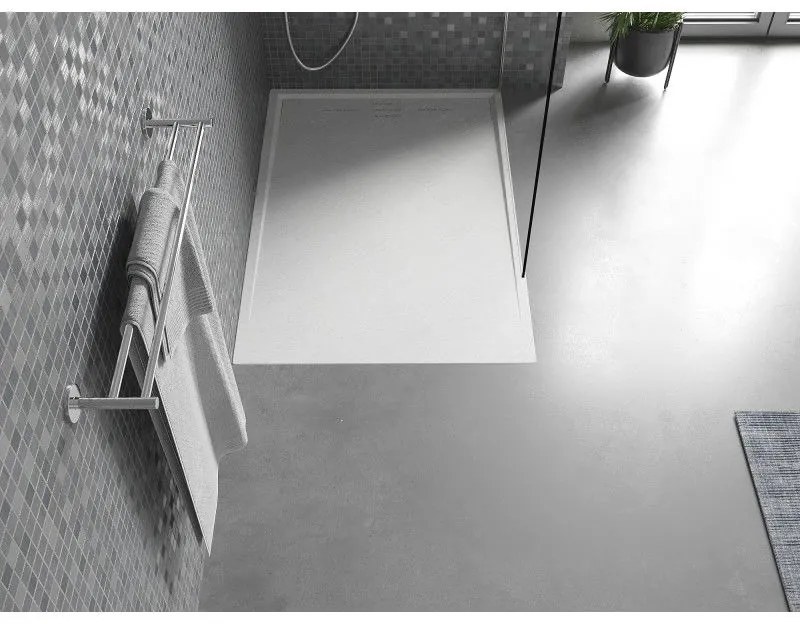 Mexen Amon, SMC obdĺžniková sprchová vanička 120 x 80 cm, biela, 4F108012