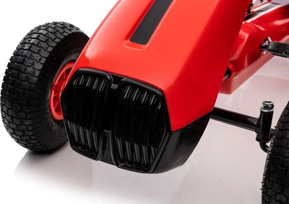 LEAN CARS Pedálová motokára G208 červená