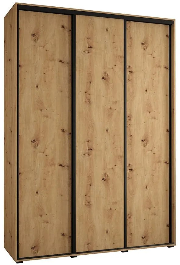 Skriňa 45 Canaris 1 180 artisan/čierna