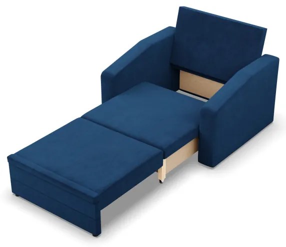 Kreslo ORBIT Kronos rozkladacie, granátové