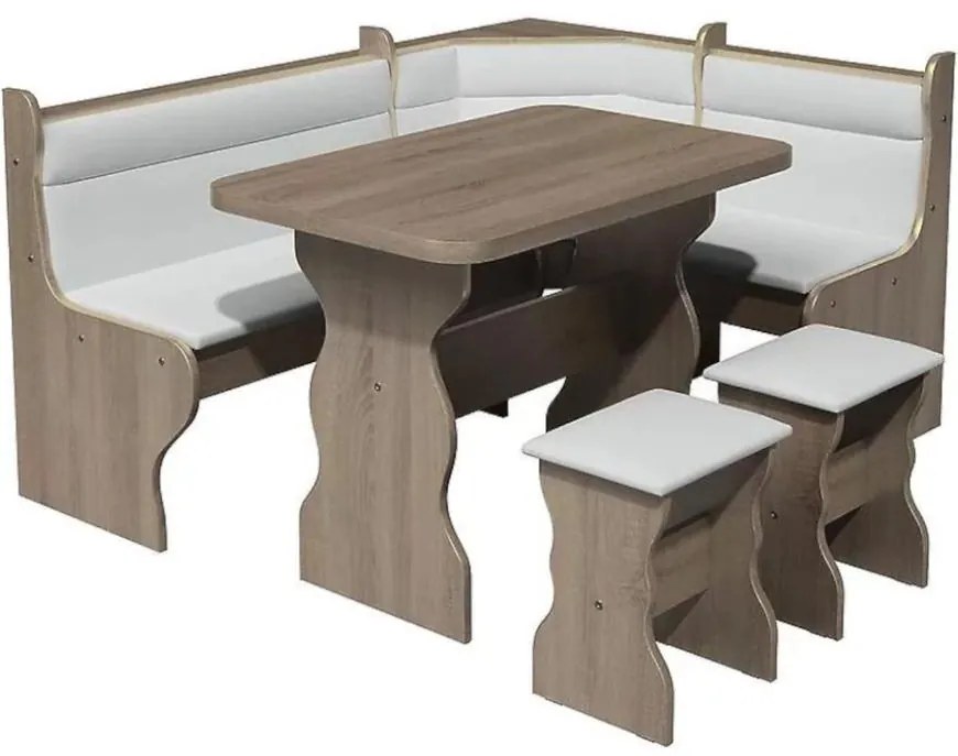 Rohová lavica Merkury II tabak/boss 2