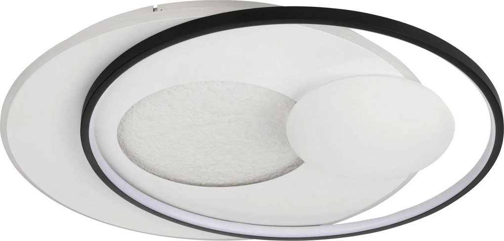 XXXLutz STROPNÉ LED SVIETIDLO, 58/50/10,5 cm Novel - Interiérové svietidlá - 0060330015