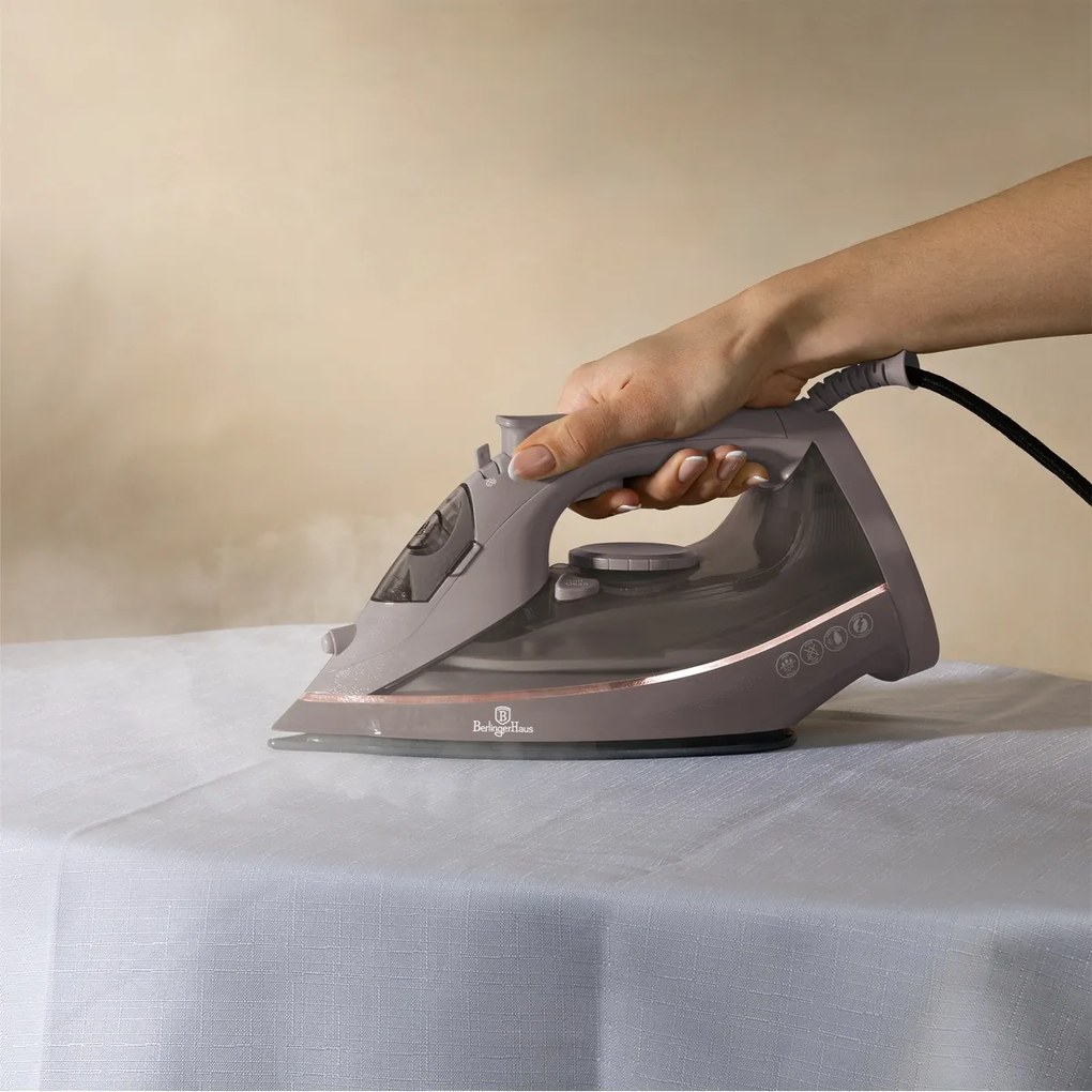 BerlingerHaus Žehlička naparovacia 2200 W Taupe