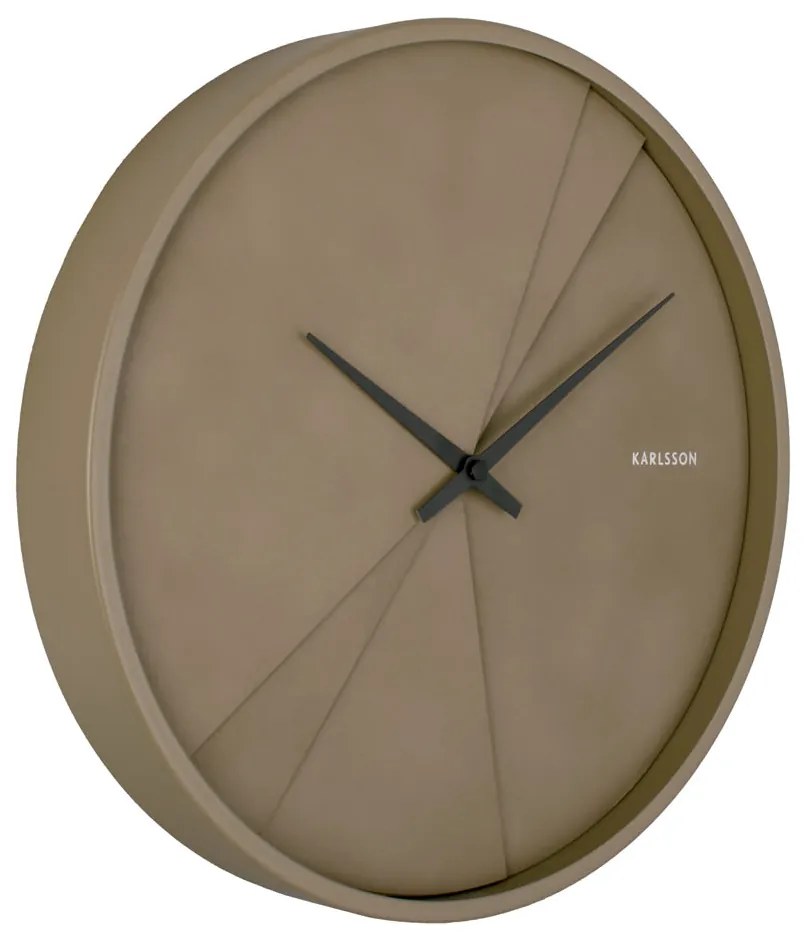 Nástenné hodiny Karlsson KA5849, machovo zelená 30cm