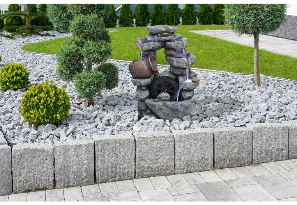 Záhradná fontána BestBerg EF-12 / polyresin / 57 x 34,5 x 74 cm