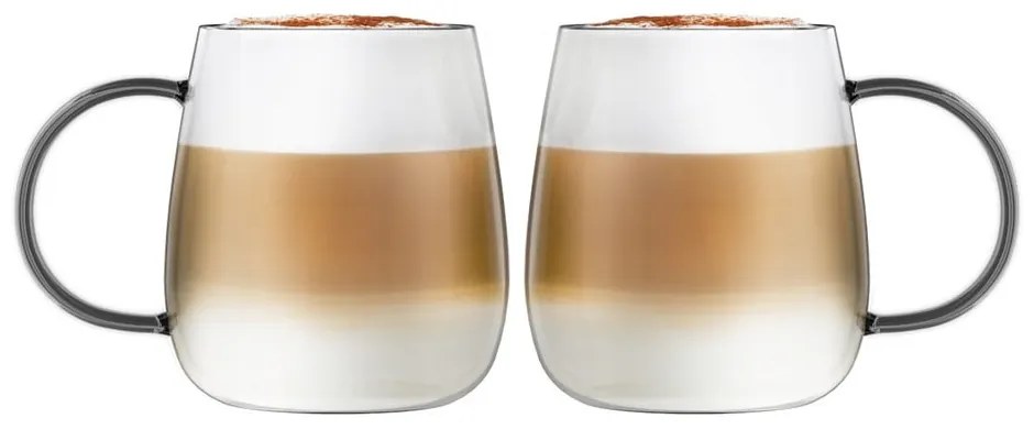 Hrnčeky na cappuccino v súprave 2 ks 400 ml Bolla – Vialli Design