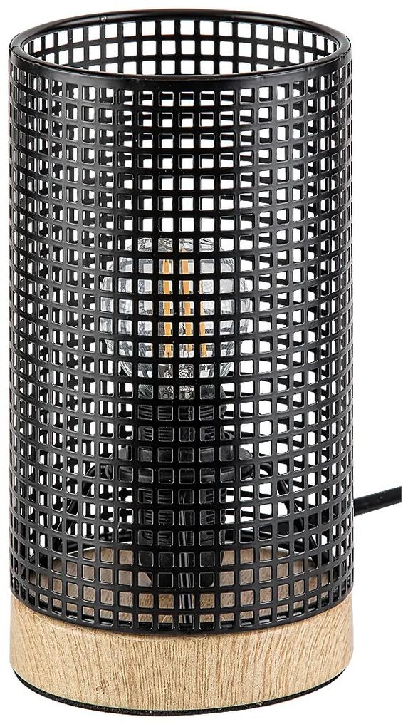 RABALUX Dekoratívna stolová lampa BOOGIE, 1xE14, 25W, okrúhla, čierna a zlatá