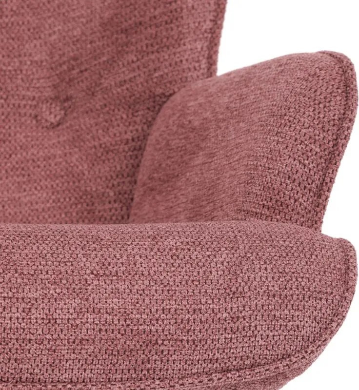 Autronic, AK-373 PINK2, Moderné hojdacie kreslo v elegantnom ružovom prevedení