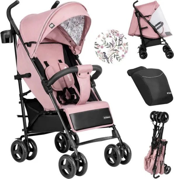 Športový kočík Davos 35 ružový