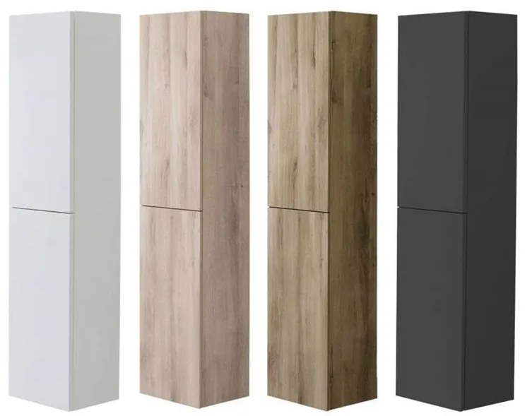 Kúpeľňová závesná skrinka AIRA - vysoká - ľavá