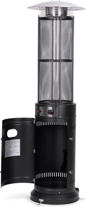 Plynový ohrievač slnečníkov 11 kW na terasu, záhradu, redukčný kryt hadice